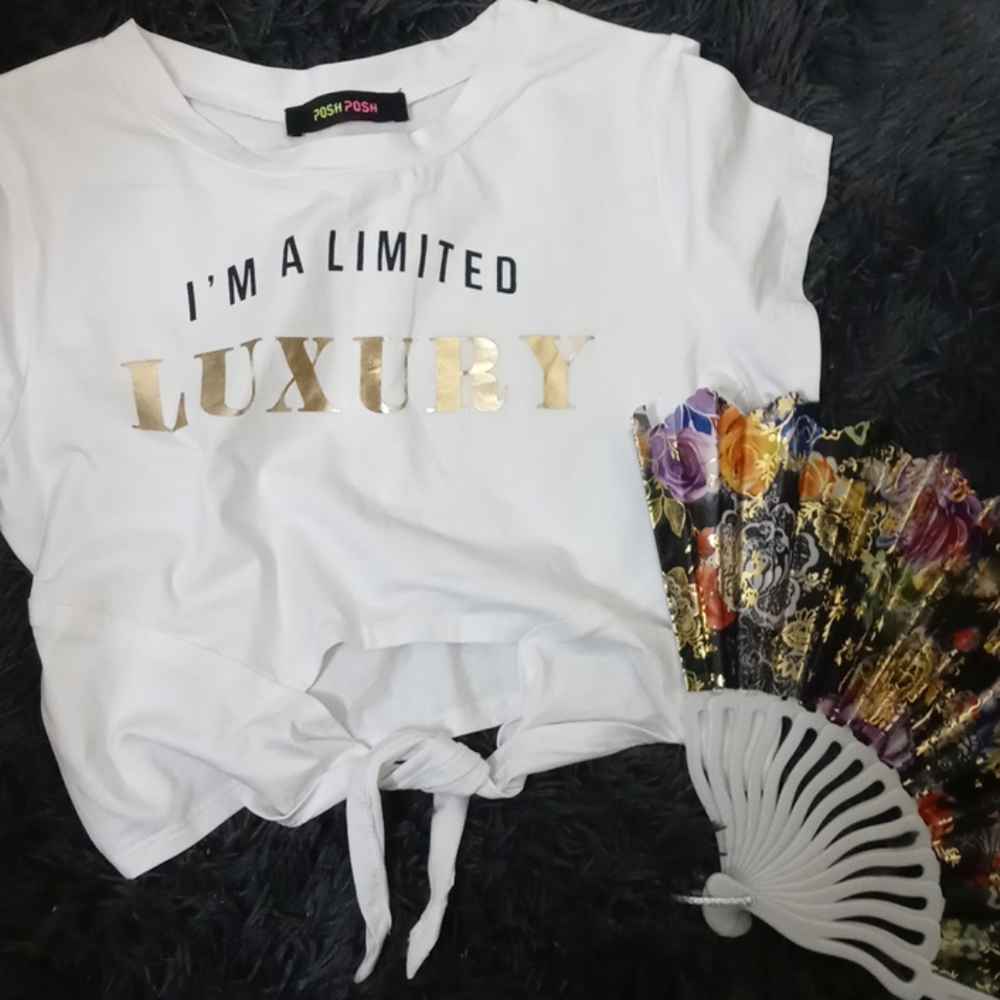 Cute Crop Top Tee